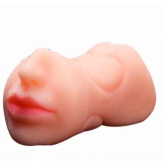 Мастурбатор двухсторонний орально-вагинальный