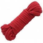 Красная веревка для бондажа Fetish Bondage Rope 10 м