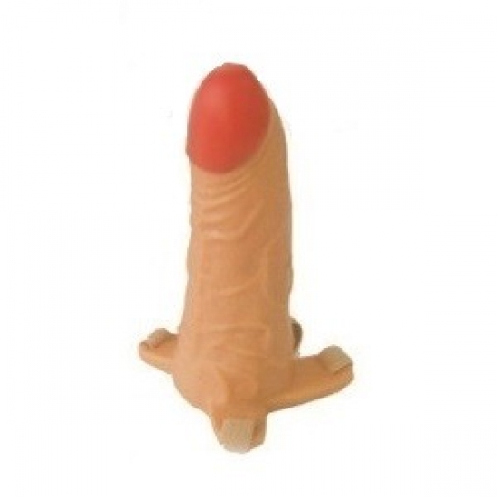 Реалистичный фаллопротез пустотелый 15 см, Ø 4,5 см
