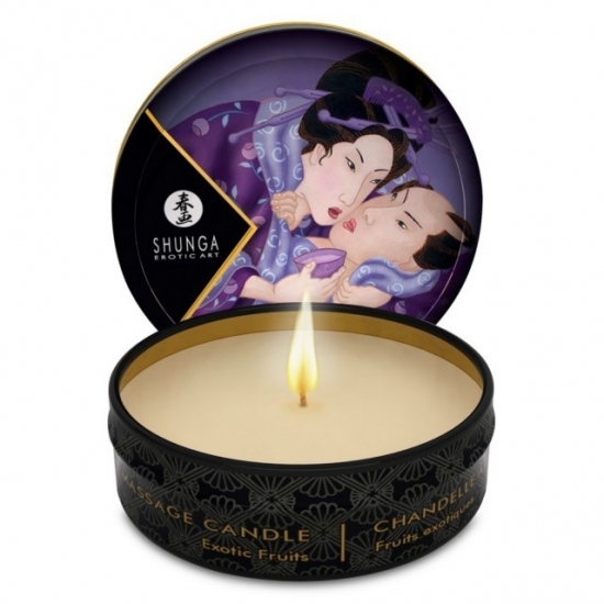 Массажная аромасвеча Shunga Экзотические фрукты, 30 мл