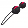 Шарики вагинальные Fun Factory Smartballs Duo черно-малиновые