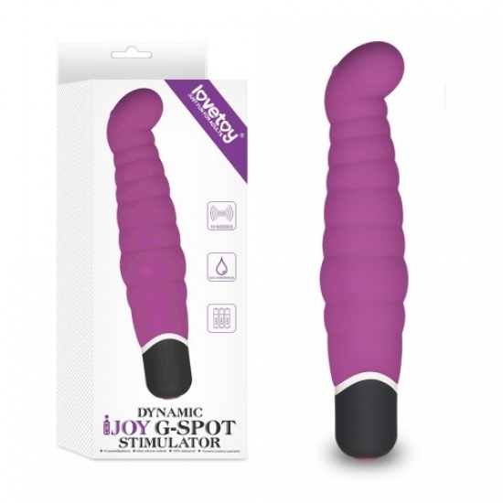 Вибратор для точки G Ijoy Dynamic G-spot фиолетовый 21см, Ø 3,7см