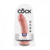 Фаллоимитатор King Cock 8" Cock с присоской телесный
