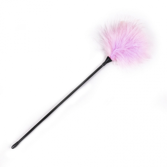 Розовый перьевой тиклер, 40 см