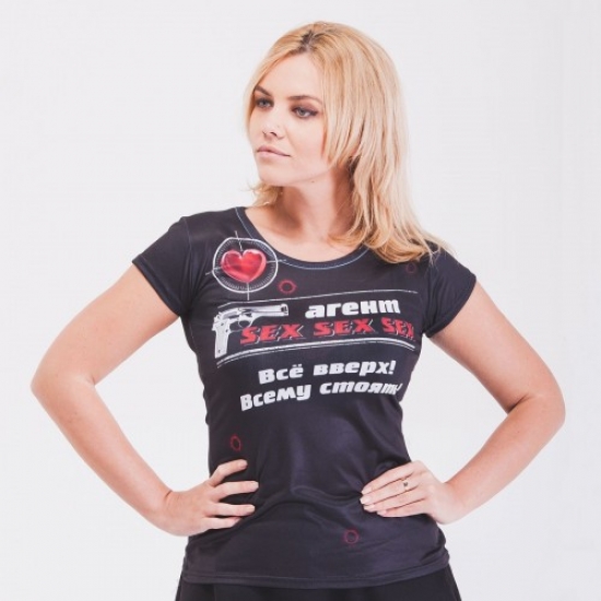 Футболка женская Агент Sex размер M