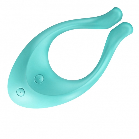 Многофункциональный вибратор для пар Satisfyer Partner Multifun 1 бирюзовый