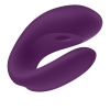 Вибратор для пар Satisfyer Double Joy с управлением через приложение, фиолетовый