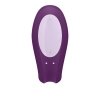 Вибратор для пар Satisfyer Double Joy с управлением через приложение, фиолетовый
