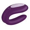 Вибратор для пар Satisfyer Double Joy с управлением через приложение, фиолетовый