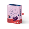 Вибратор для пар Satisfyer Double Joy с управлением через приложение, фиолетовый