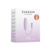 Вибростимулятор Svakom «Plume» с гибким перышком и двойной стимуляцией, нежно-сиреневый, Ø 2,7 см