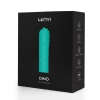 Мини-вибратор бирюзового цвета WINYI «DINO», 10 см, Ø 2,5 см